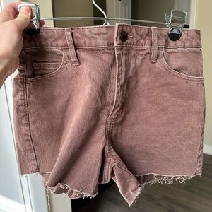 Universal Threads Maroon Jean Shorts